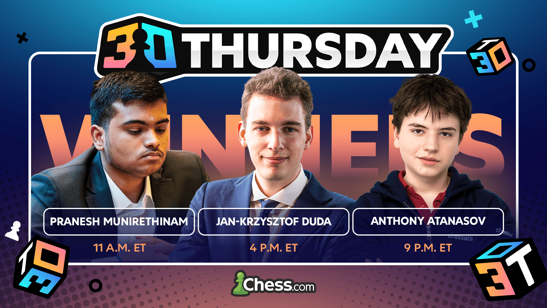 Pranesh Dominates 3 0 Thursday